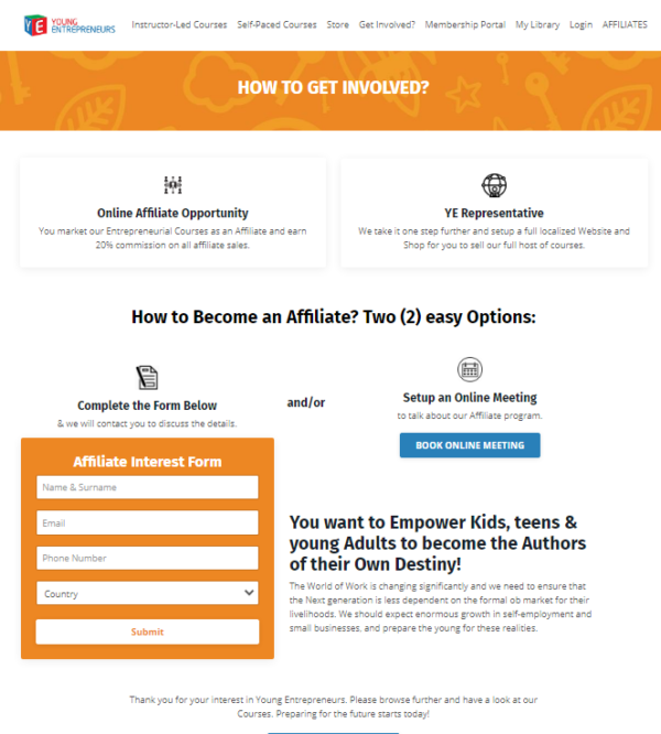 OPTION 1: FREE YoungE Affiliate Account and links - Image 3